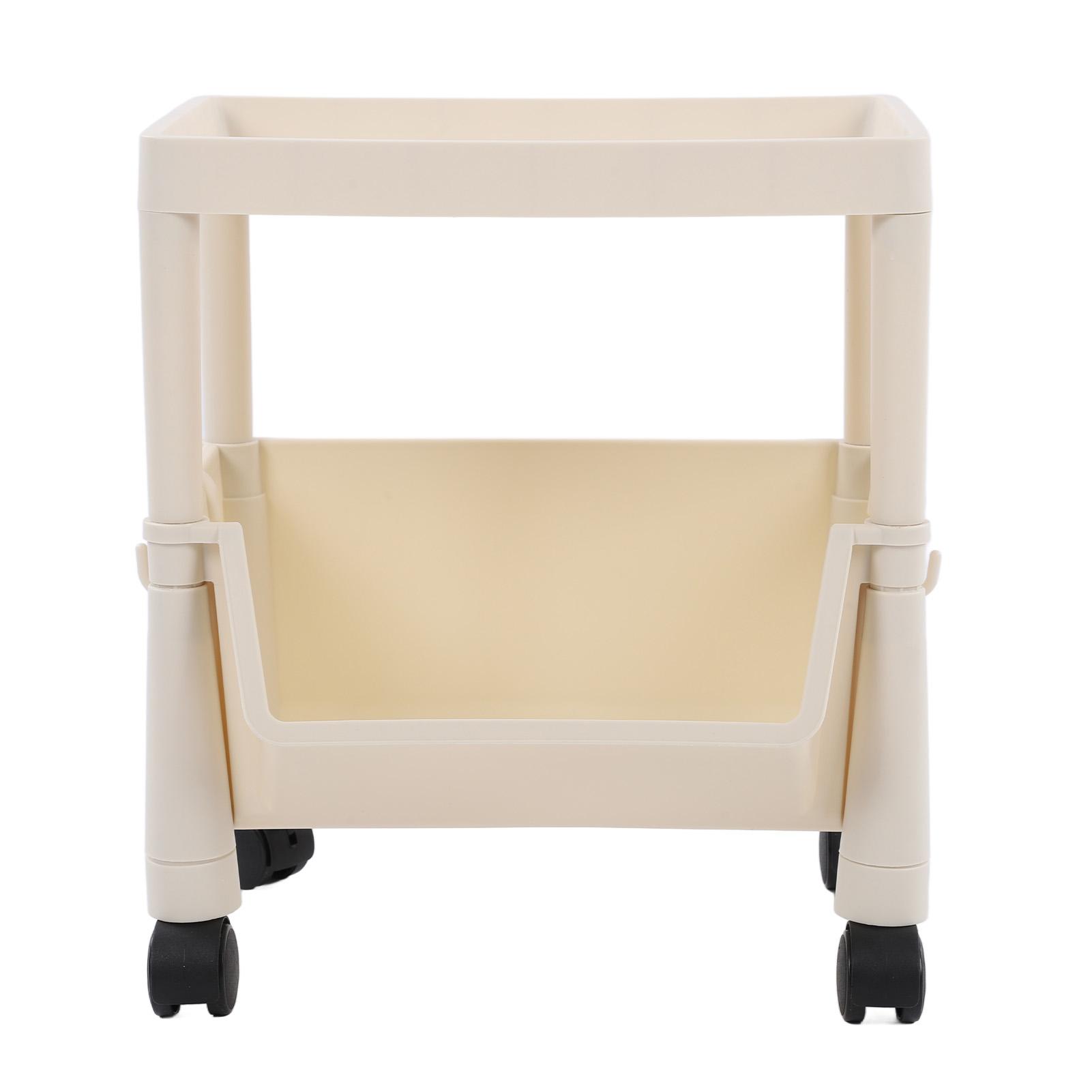 

Компактный органайзер для хранения на колесиках, большая вместимость, мобильная хозяйственная тележка, передвижные книжные полки для хранения