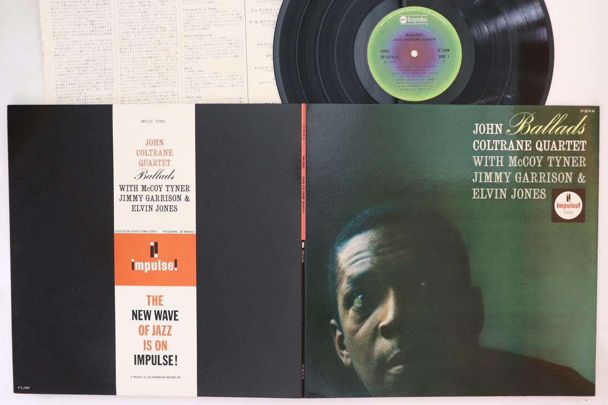 

LP Record JOHN COLTRANE - Ballads YP8574AI ABC IMPULSE 1976 Japan Jazz