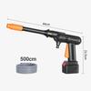 600W 30Bar Cordless High Pressure Car Wash Water Gun Portable High Pressure Washer Foam Generator with Lithium Battery