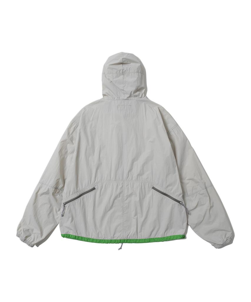 Humorous Account Airy Hoodie Jumper / Light Gray