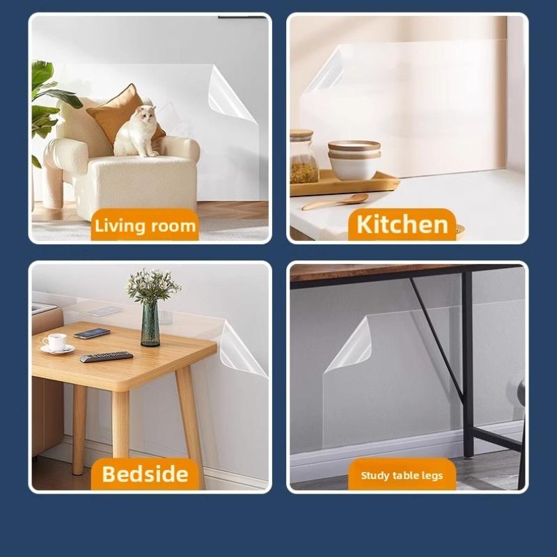 Küchen Ölfest Aufkleber Transparent Statisch Hochtemperatur Wand Herd Dunstabzugshaube Wand Selbstklebende Tapete Feuchtigkeitsbeständig