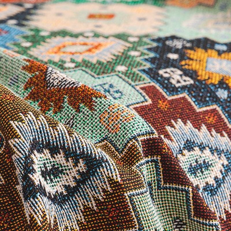 Bohemian sofa towel universal cover, universal in all seasons, non-slip and anti-cat scratching sofa cushion cover