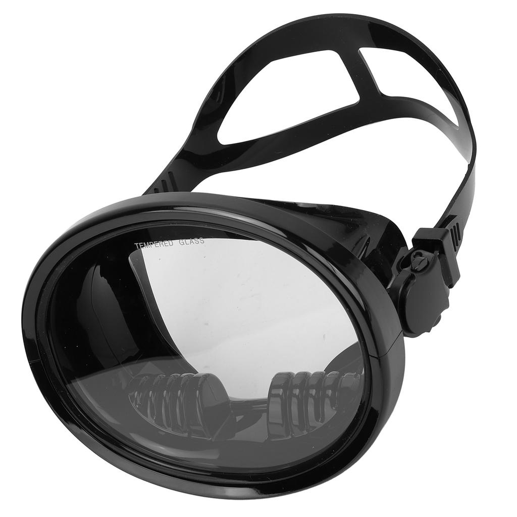 Universal Diving Goggles Tempered Glass Lens Waterproof HD 180 Degree Panoramic Field Of View Snorkeling Silicone