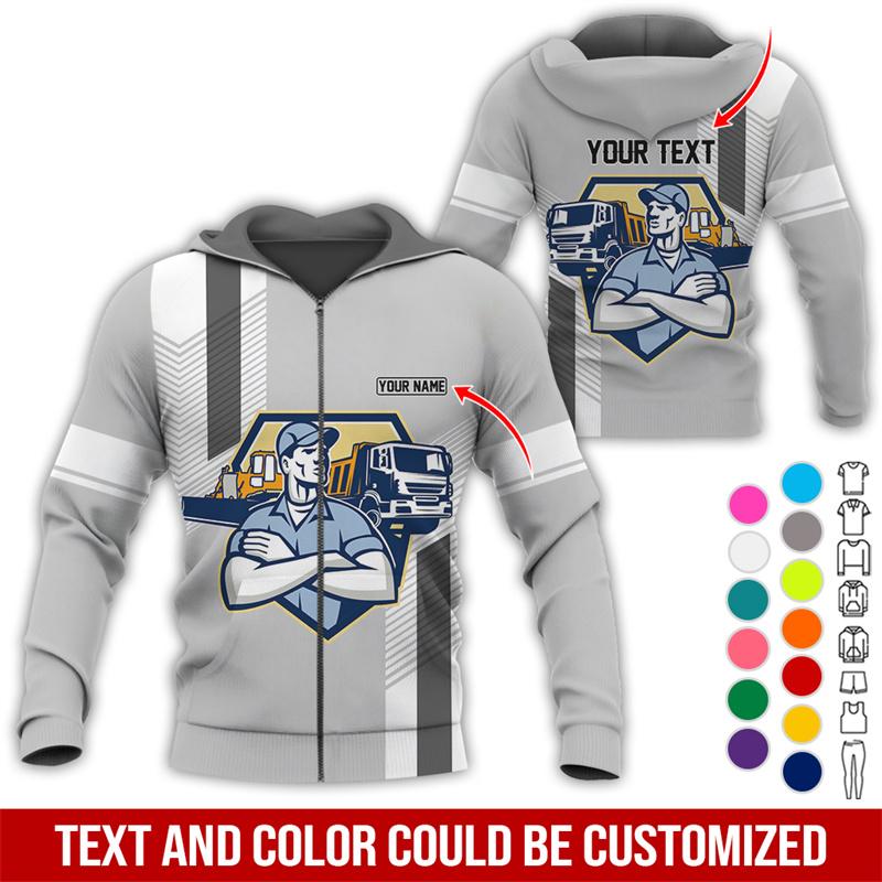 

Толстовки с капюшоном на молнии для почтальона, с индивидуальным именем, 3D-печатные толстовки с застежкой-молнией, почтовая одежда для мужчин, пуловер с капюшоном, большой размер, косплей