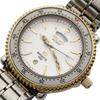 Used Working/New Battery SEIKO SPORTS 150 5Y23-6140 QZ Quartz Watch 3-Hand Silver Stainless Steel Diver Analog White Dial Combi [y13]