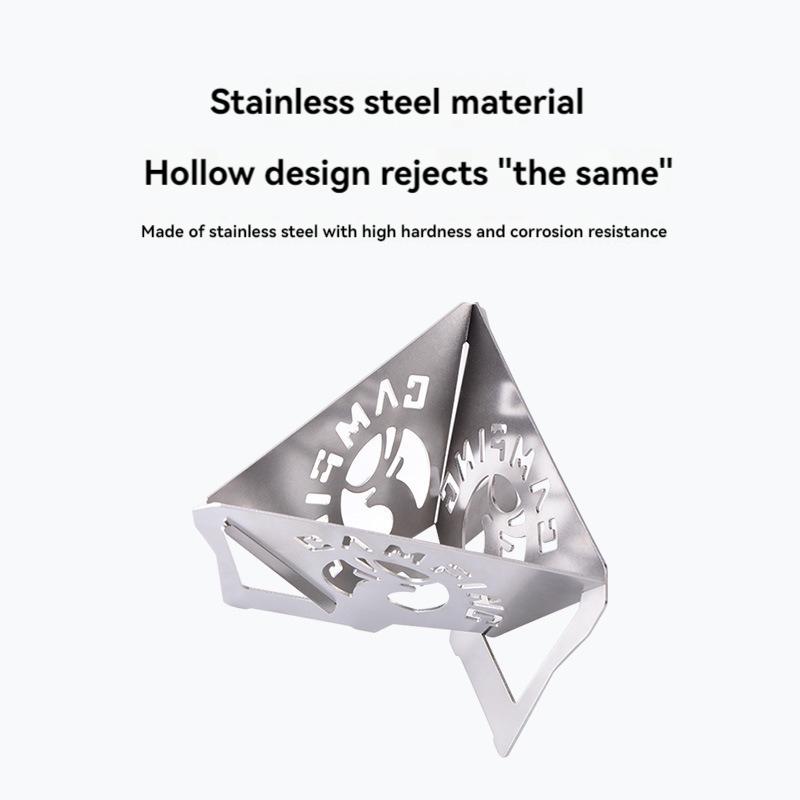 Outdoor Camping Portable Home Foldable Stainless Steel Coffee Hand Drip Filter Holder Coffee Filter Holder