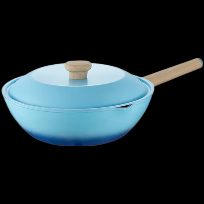 Chui Da Huang Green Bird 32cm Aluminum Alloy Wok