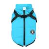 Winter Dog Coat Thicked Harness Cloth Waterproof Windproof Snow Jacket Warm Snowsuit Vest for Small Medium Large Dogs