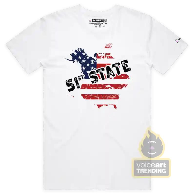 

VOICEART Canada 51st State Funny Meme T-Shirt with Premium Graphics S