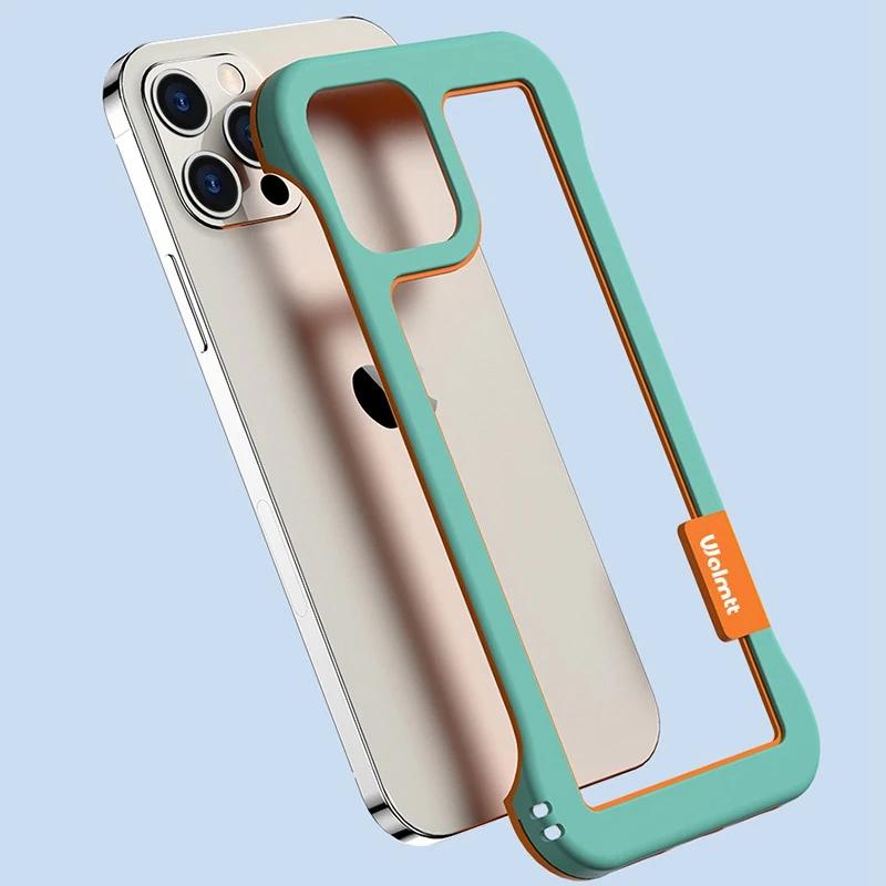 TPU Bumper Cover For iPhone 16 Pro Max 16 Plus Silicone Shockproof Frame Case for iPhone15 Pro 15 Pro Max Cover Capa