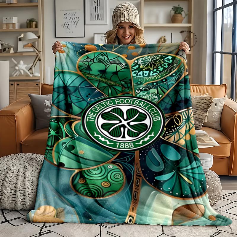Celtic Football Club Ultra Soft Flannel Throw Blanket Warm Cozy Blanket for Bed Couch or outdoor best gift