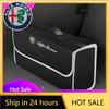 Car Stickers For Alfa Romeo Car Trunk Foldable Storage Box Felt Cloth Organizer Tidying Bag For Alfa Romeo Giulietta GT 159 147