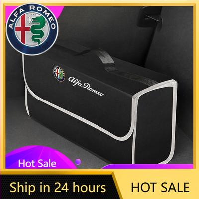 Autoaufkleber Für Alfa Romeo Auto Kofferraum Faltbare Aufbewahrungsbox Filzstoff Organizer Aufräumtasche Für Alfa Romeo Giulietta GT 159 147