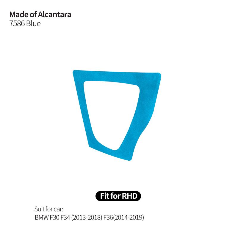 For BMW 3 4 Series  F30 F34 F32 F33 F36 Made of Alcantara Car Gear Shifter Panel Cover Trim Stickers Interior Accessories