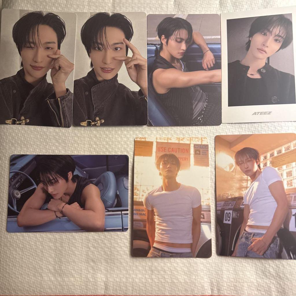 [USED] Seonghwa ATEEZ GOLDEN HOUR 3 Poka Album 7-Disc Set