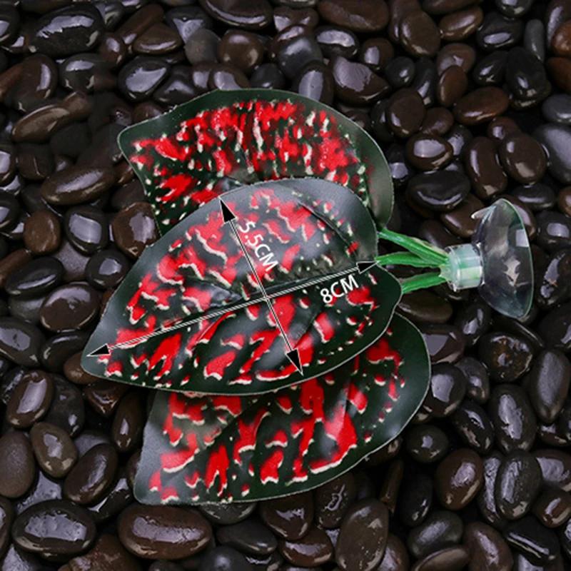 1Pc Artificial Aquarium Leaf Plants Decoration Betta Fish Rest Spawning Ornamental Plant Betta Fish Play Relax Hide Leaf Hammock