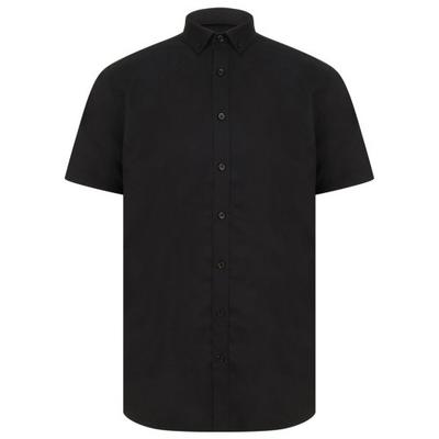 Moderne kortermet Oxford skjorte for menn