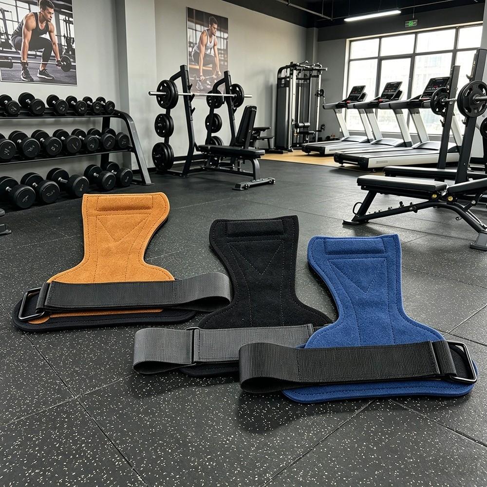 Cowhide Deadlift Booster Belt Anti-Slip Surface Gym Lifting Grip Strap  Gym Fitness Workouts
