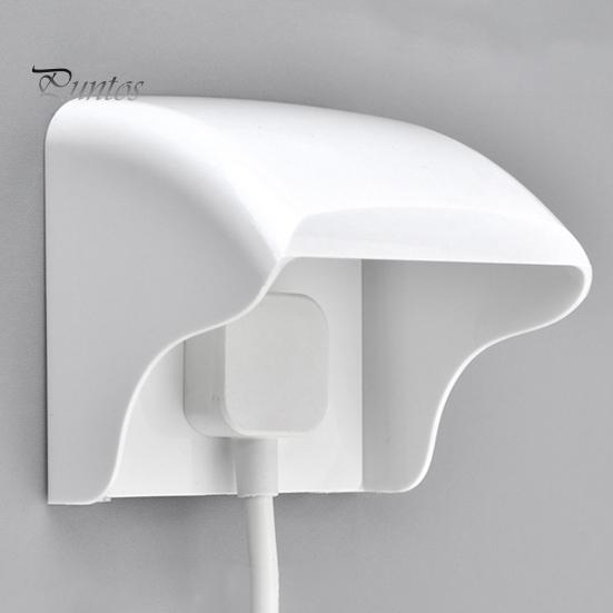 Wall Socket Protector Box Splash-Proof Flame-Retardant Easy To Install Rainproof Box Wall Light Switch Socket Protection Box