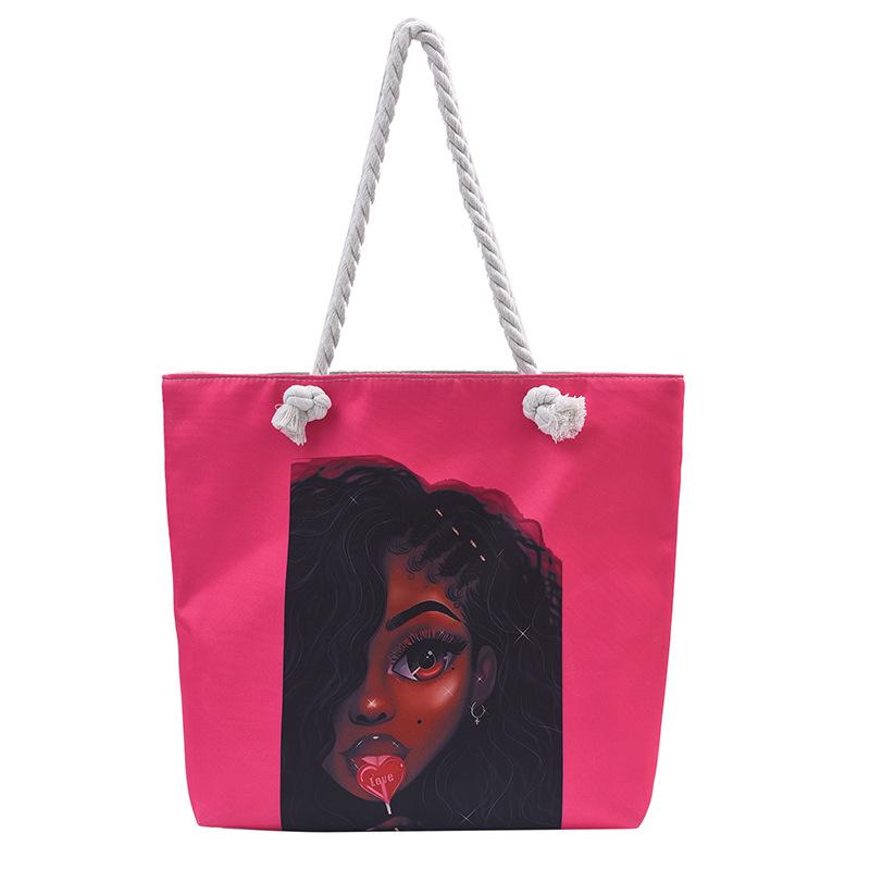 Chic European & American Style Shoulder Tote: Versatile Beach & Shopping Bag