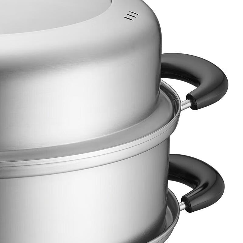 SUPOR 30cm 304 Stainless Steel 3-Layer Steamer Pot