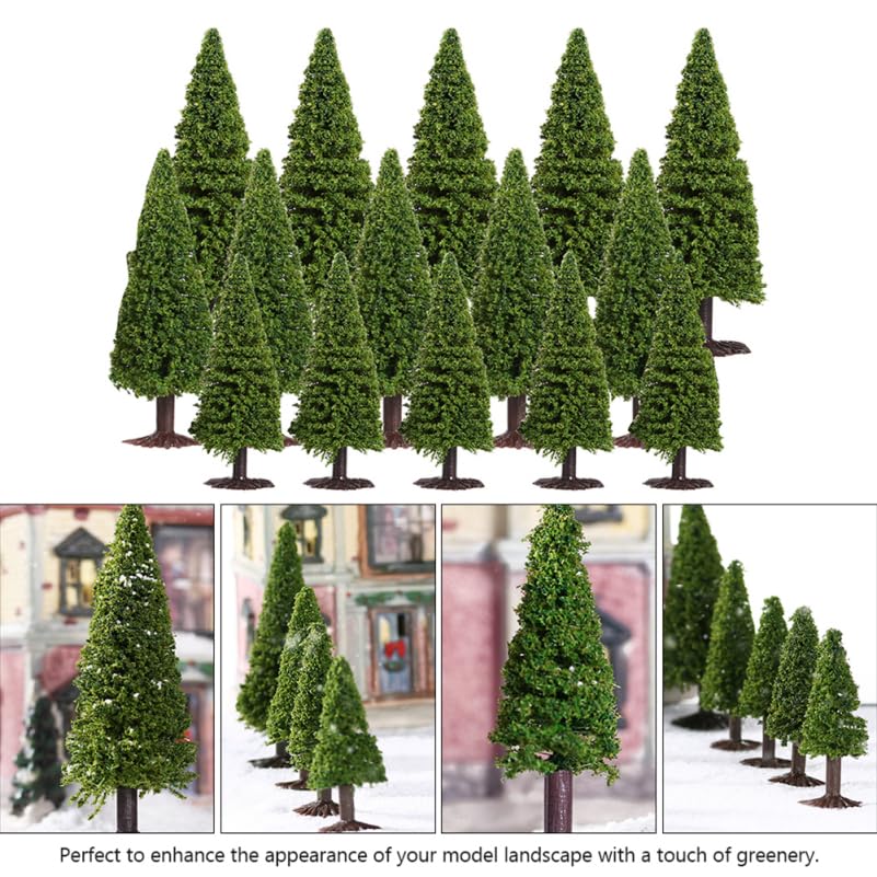 ARTIBETTER Model Pine Trees for Dioramas, Landscape Trees, Tree Models for Landscape Layouts, Architecture, Railways, Wirework, Plastic, Home