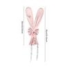 Easter Bunny Ear Chair Back Decoration Prop Cute Pink Velvet Festive Party Decor Versatile Holiday Event Chair Accessory