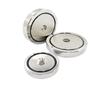 Nickel-Plated Neodymium Iron Boron Magnet with Internal Thread for Door & Window Fixing