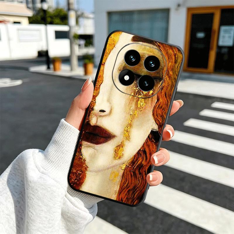 Kiss By Gustav Klimt Art Soft Phone Case for Xiaomi Redmi Note 12 13 14 15 Pro Plus 11 12S 11S 11T 10 4G Black Cover Back Shell