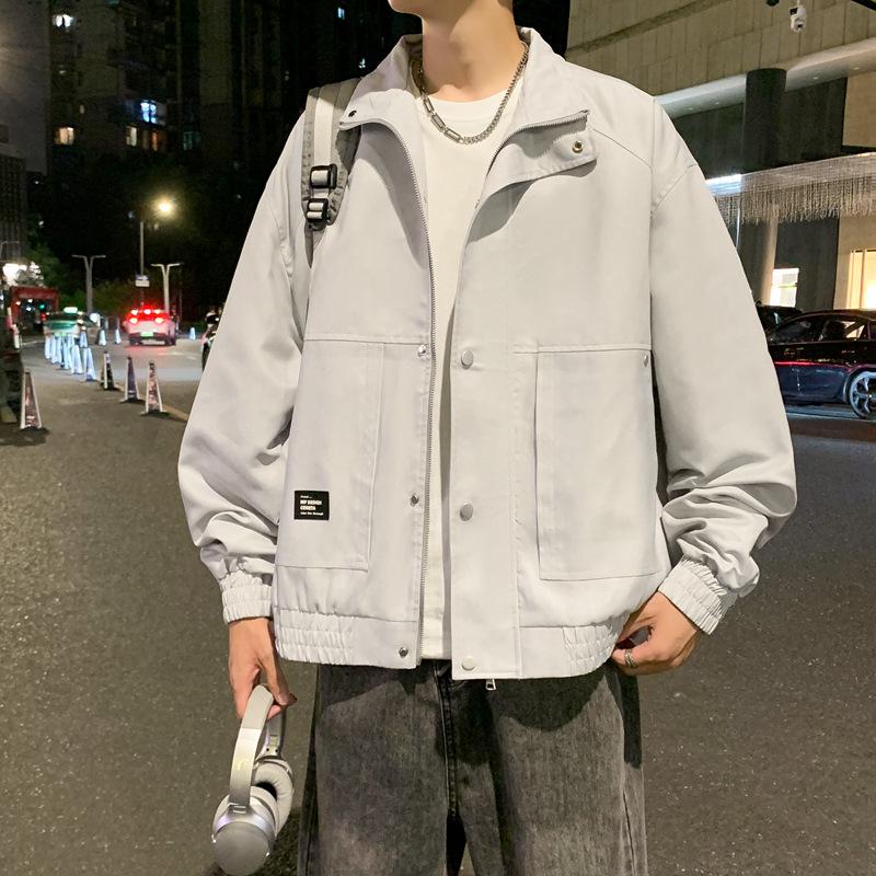 

Весенне-осенняя новая куртка большого размера, мужская куртка со стойкой, одежда плюс для полных 8XL