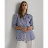 Lauren Ralph Lauren Relaxed Fit Striped Stretch Cotton Shirt  Wmlrshts6820376400 