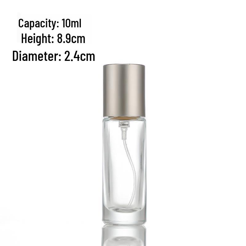 10mL Glass Perfume Spray Bottle - Cosmetic Sample Decanter