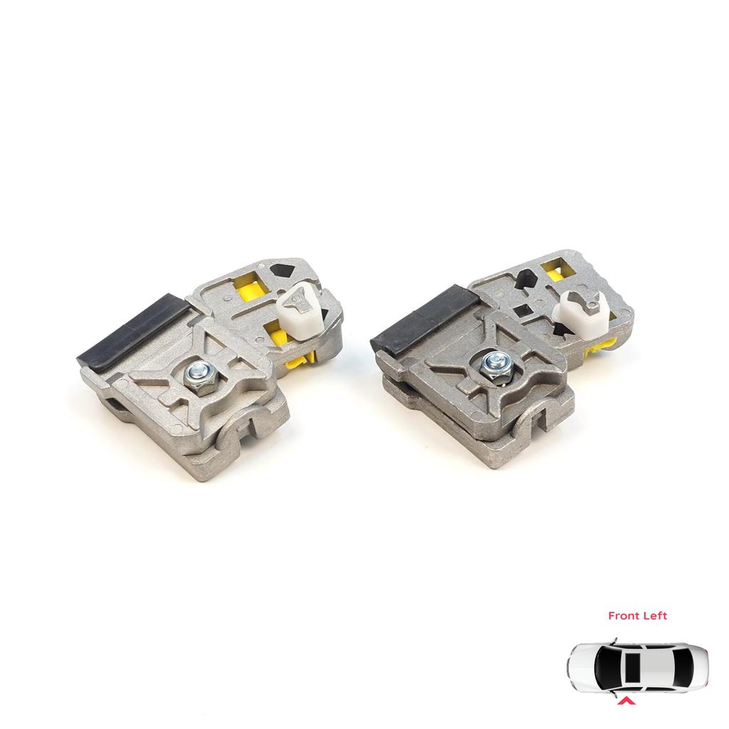 BWR40+BWR41 Window Regulator Repair Clips LA+LB Front Left Door for VW Golf Bora Jetta MK4 A4 1J 1997-2006 Peugeot 607 1999-2010 1J3837461
