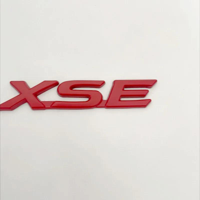 New 3D Metal SE XSE Logo Rear Trunk Emblem Badge Sticker For Toyota Camry Sienna Highlander Corolla Car Styling Accessories HH0