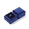 Retro hexagonal flannel jewelry box, exquisite velvet necklace box, heaven and earth cover ring box, jewelry storage box, jewelry box.
