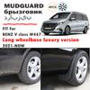 FOR Benz V Class AMG W447 V260L Long Wheelbase Mudguard Mud Flaps Guard Splash Mudguards Fender Mudflaps Car Accessories 4PCS