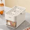 28/56-Cube Ice Maker With Easy Press Cap - Double Layer, Press Portable Design, Household Ice Storage Ice Box