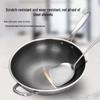 Wok antiadhésif nid d'abeille en acier inoxydable 316
