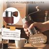 COSOWO Manual Coffee Grinder with Stainless Steel Body, Ceramic Grinding Grinding Grind, Adjustable Coarseness, Non-Slip Surface, Compact, Quiet,