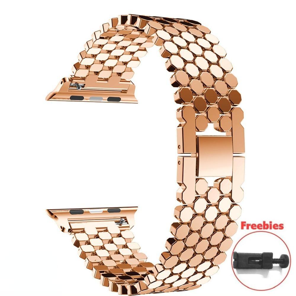 Women Stainless Steel Strap For Apple Watch Ultra 3 49mm Metal Band For iWatch Series 11 10 9 8 6 5 Se 7 46mm 45mm 38mm 42mm 40mm 44mm Luxury Bracelet