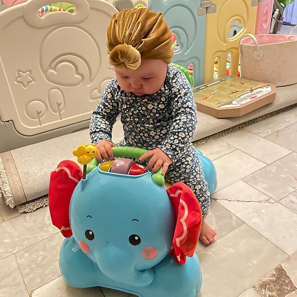 Velor Velvet Turban Hair Band Hair Band Headband Newborn Photo Head Protection Hat Ribbon Spring Summer Autumn Winter Newborn Baby Baby Same (Blue,