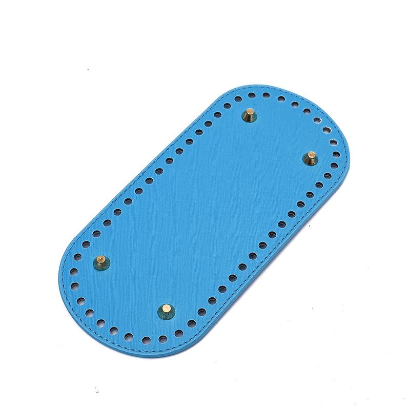 22*10Cm Long Bottom For Knitted Bag Pu Leather Bag Base Handmade Bottom With