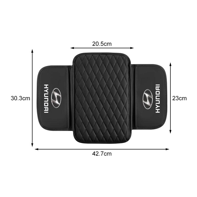 1Pcs Leather Car Armrest Mat Tissue Boxes Height Pad Armrest Box For Hyundai Mistra Lafesta Elantra Accent IX35 I20 I30 Azera Sonata