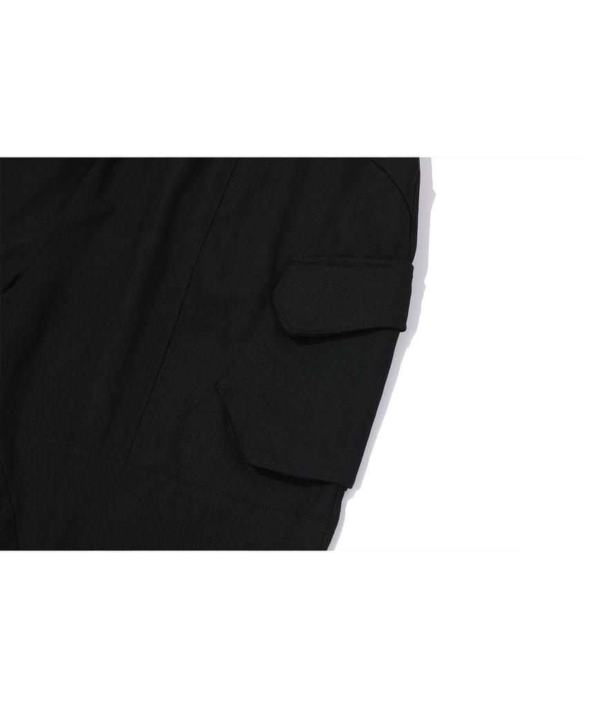 CPGN STUDIO Assassin Wide 3D Cargo Pants Black