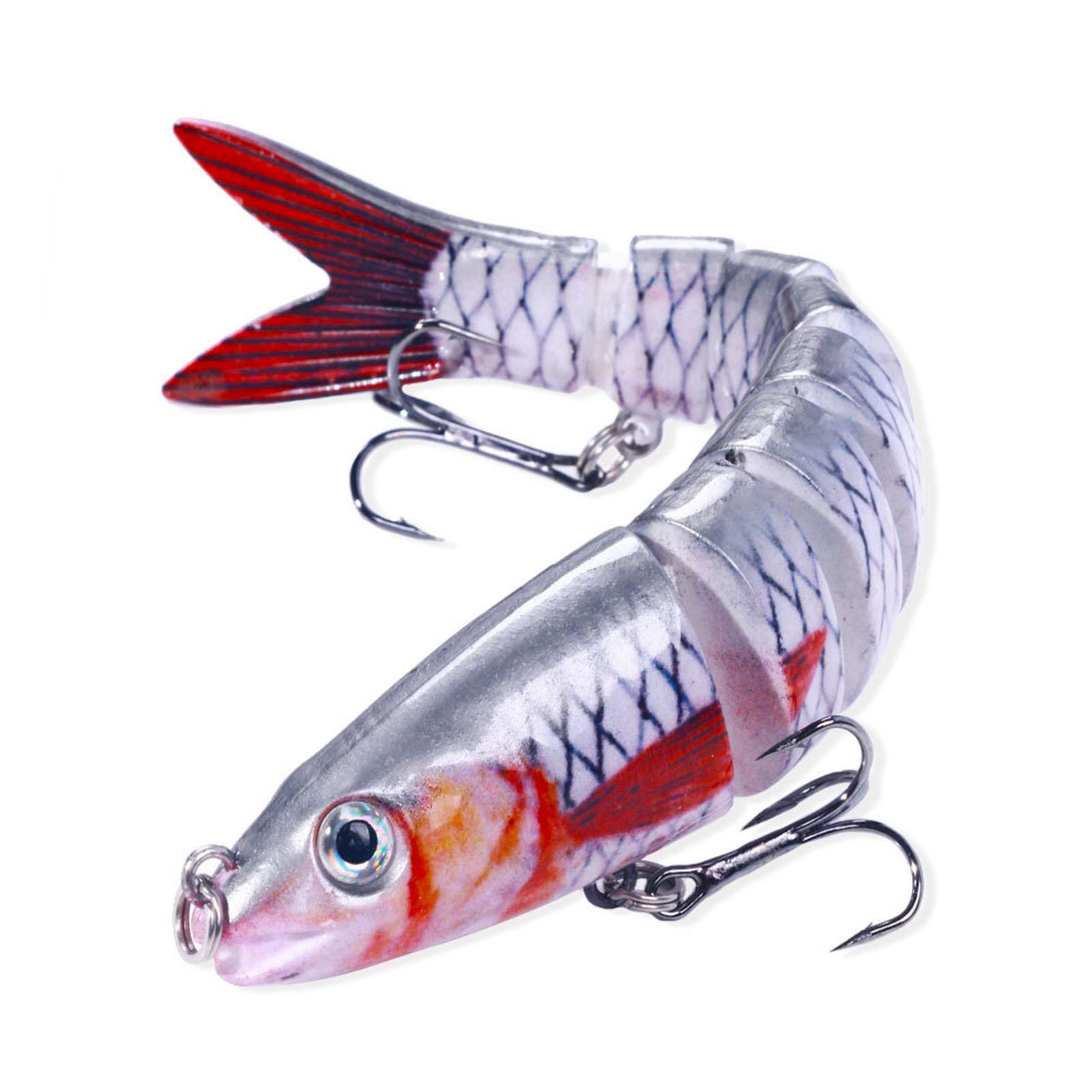 

Multi Jointed Swimbait Fishing Tackle 18g Fishing Lure Bionic Swimming Lures with Treble Hook 8 Segment Artificial Bait 9