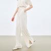 Qushuiyiren 2025 Summer Loose Ice Silk Casual Long Pants