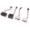 Double Layer White/Black Usb Female Base Type-C Socket Usb Lamp Charging Socket Power Socket 2P With Cable Connector