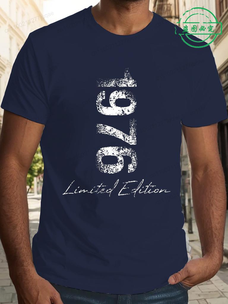 T-shirt da uomo 1976 Maglietta 1976 Edizione Limitata T-shirt Regali di Compleanno Manica Corta per Uomo Donna Vintage T-shirt Abbigliamento Maschile