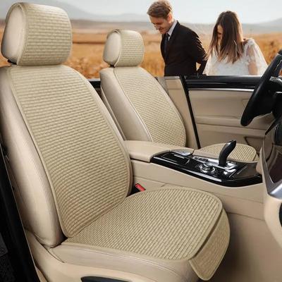 Seven-piece Car Seat Cushion All-season Universal Linen Seat Cushion All-season Universal Anti-skid Breathable Car Seat Cover
