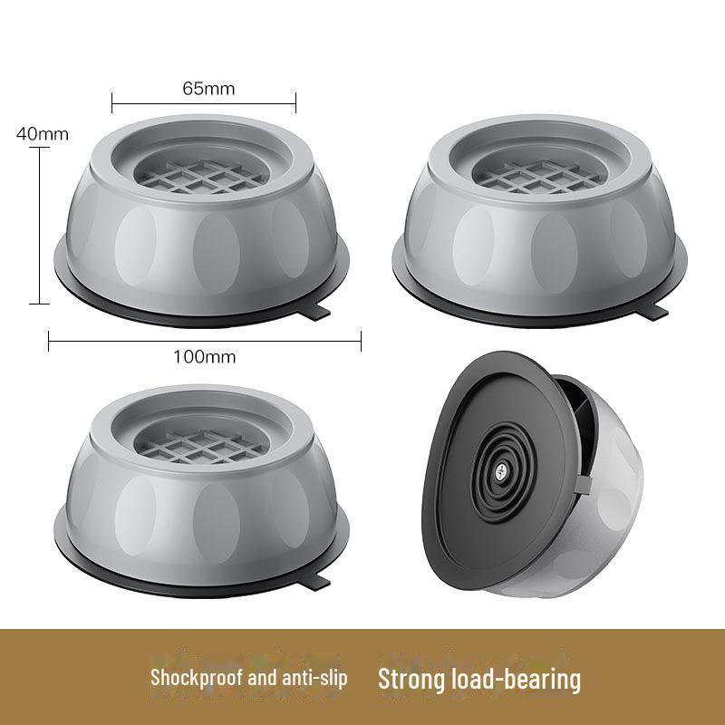 

Регулируемая подставка для стиральной машины: Усиленное, влагостойкое, амортизирующее основание для стиральной машины/холодильника single layer height increase 6cm, single pack